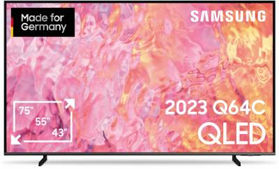 GQ75Q64CAU 189 cm (75") QLED-TV schwarz / D von Samsung