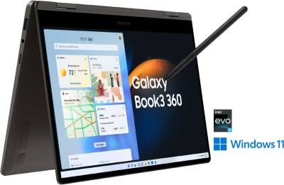 Galaxy Book3 360 (NP730QFG-KA1DE) 33,78 cm (13,3") 2 in 1 Convertible-Notebook graphite von Samsung