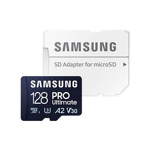 SAMSUNG Speicherkarte microSD PRO Ultimate 128 GB von Samsung