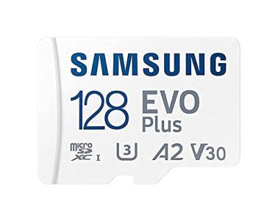 Samsung Evo Plus 128 GB microSD SDXC U3 Class 10 A2 Speicherkarte 130 MB/S Adapter 2021 von Samsung