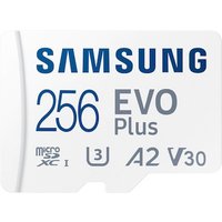 Samsung Evo Plus 256 GB microSDXC Speicherkarte (130 MB/s, Class 10, U3) von Samsung