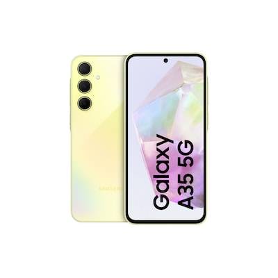 Samsung GALAXY A35 5G A356B Dual-SIM 256GB Lemon Android 14.0 Smartphone von Samsung