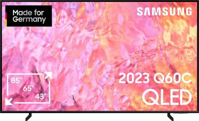 Samsung GQ43Q60CAU LED-Fernseher (108 cm/43 Zoll, Smart-TV, 100% Farbvolumen mit Quantum Dots,Quantum HDR,AirSlim,Gaming Hub) von Samsung