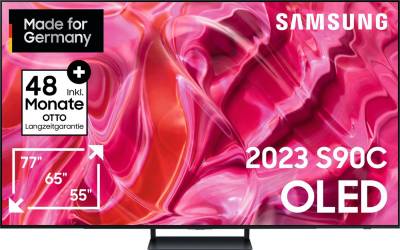 Samsung GQ65S90CAT OLED-Fernseher (163 cm/65 Zoll, Smart-TV, Neural Quantum Prozessor 4K,LaserSlim Design,Gaming Hub) von Samsung