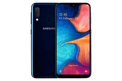 Samsung Galaxy A20e Smartphone (14.82cm (148.2 mm) 5.8 Zoll) 32GB interner Speicher, 3GB RAM, Dual SIM, Blau) - Deutsche Version von Samsung