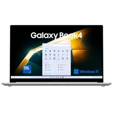 Samsung Galaxy Book4, 15,6 Zoll-Notebook, Windows-Laptop, Intel Core 3, 8 GB RAM, 256 GB, Silver von Samsung