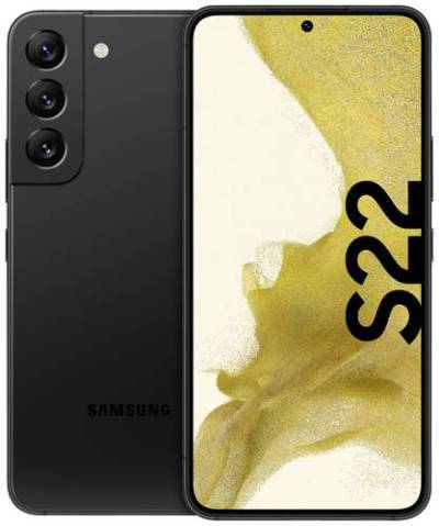 Samsung Galaxy S22 5G Smartphone 128GB 15.5cm (6.1 Zoll) Schwarz Android™ 12 Dual-SIM von Samsung