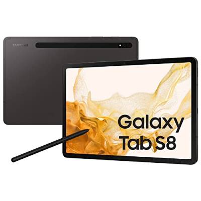 Samsung Galaxy Tab S8 WiFi SM-X700 128 GB 27.9 cm (11) Qualcomm Snapdragon 8 GB Wi-Fi 6 (802.11ax) Android 12 Graphite von Samsung