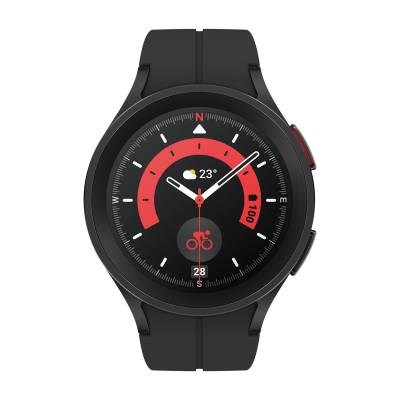 Samsung Galaxy Watch 5 Pro SM-R920, 45mm Durchmesser, Bluetooth, Titanium Black von Samsung