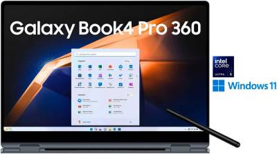 Samsung NP960Q Galaxy Book4 Pro 360 16'' Convertible Notebook (40,6 cm/16 Zoll, Intel Core Ultra 5, 512 GB SSD, Intel Core Ultra 5 Prozessor, 16 GB + 512 GB) von Samsung