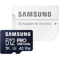 Samsung PRO Ultimate 512 GB microSD-Speicherkarte mit SD-Karten-Adapter von Samsung