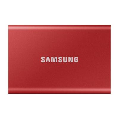 Samsung Portable SSD T7 1 TB USB 3.2 Gen2 Typ-C Metallic Red PC/Mac von Samsung