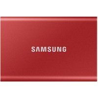 Samsung Portable SSD T7 1 TB USB 3.2 Gen2 Typ-C Metallic Red PC/Mac von Samsung