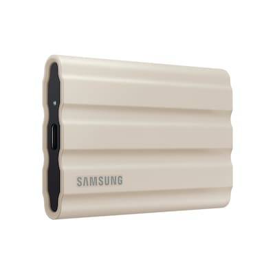 Samsung Portable SSD T7 Shield 2 TB USB 3.2 Gen2 Typ-C Beige PC/Mac von Samsung