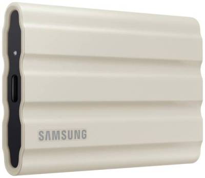 Samsung Portable T7 Shield 1TB Externe SSD USB 3.2 Gen 2 Beige PC/Mac MU-PE1T0K/EU von Samsung