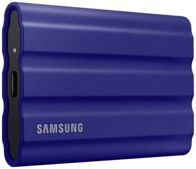 Samsung Portable T7 Shield 1TB Externe SSD USB 3.2 Gen 2 Blau PC/Mac MU-PE1T0R/EU von Samsung