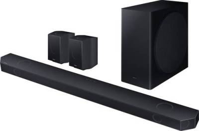 Samsung Q-Soundbar HW-Q935GD Surround System Schwarz Dolby Atmos®, Bluetooth®, High-Resolution Aud von Samsung