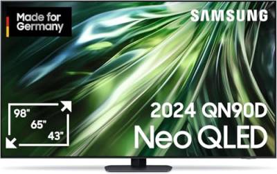 Samsung QLED 4K QN90D Fernseher 55 Zoll, Samsung TV mit Neural Quantum 4K AI Gen2 Prozessor, Quantum-Matrix-Technologie, Motion Xcelerator, Smart TV, GQ55QN90DATXZG, Deutsches Modell [2024] von Samsung