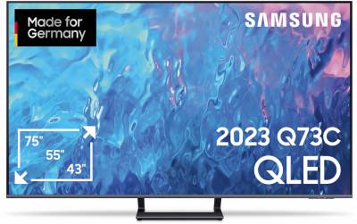 Samsung QLED TV UHD 4K 55 Zoll (138 cm) titangrau von Samsung