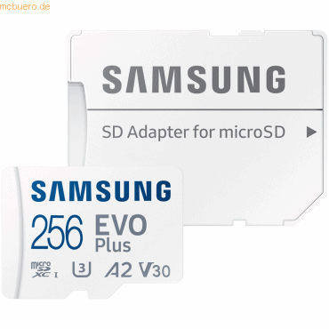 Samsung Samsung Micro SD Karte EVO Plus (2021) 256GB von Samsung