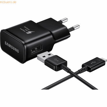 Samsung Samsung Schnellladegerät EP-TA20E USB-C, Schwarz von Samsung