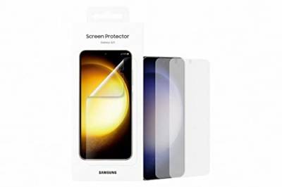 Samsung Screen Protector Smartphone EF-US911 für Galaxy S23, 2 Display-Schutzfolien, Durchsichtig, Kratzfest, Anti-Fingerabdruck, Schutz, Transparent von Samsung
