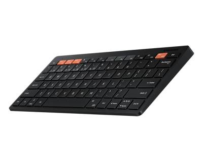 Samsung Smart Keyboard Trio 500 EJ-B3400 - Tastatur - kabellos - Bluetooth 5.0 - QWERTZ - Deutsch - Schwarz von Samsung