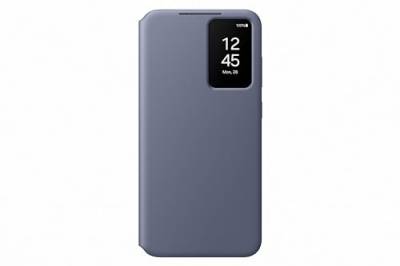 Samsung Smart View Wallet Smartphone Case EF-ZS926 für Galaxy S24+, Handy-Hülle, Kartenfach, Sichtfenster, Violet von Samsung
