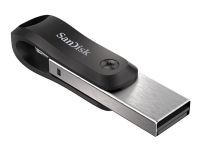 SanDisk SDIX60N-128G-GN6NE, 128 GB, 3.2 Gen 1 (3.1 Gen 1), Drehring, Grau, Silber von SanDisk