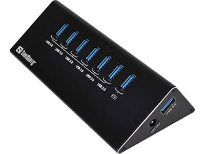 Sandberg USB 3.0 Hub mit 6 1 Anschlüssen von Sandberg