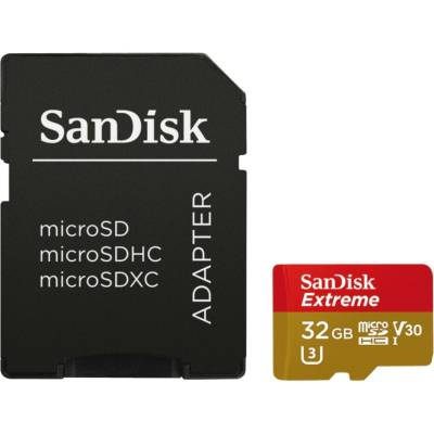 Extreme 32 GB microSDHC, Speicherkarte von Sandisk