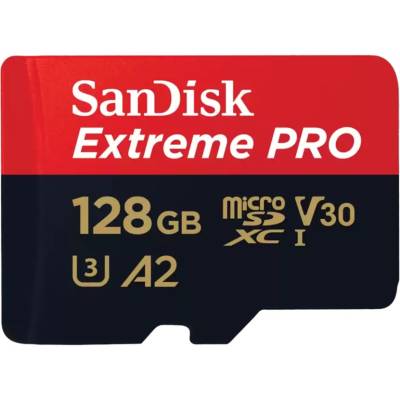 Extreme PRO 128 GB microSDXC, Speicherkarte von Sandisk