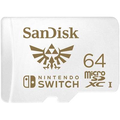 SanDisk 64 GB microSDXC Speicherkarte für Nintendo Switch™ weiß von Sandisk