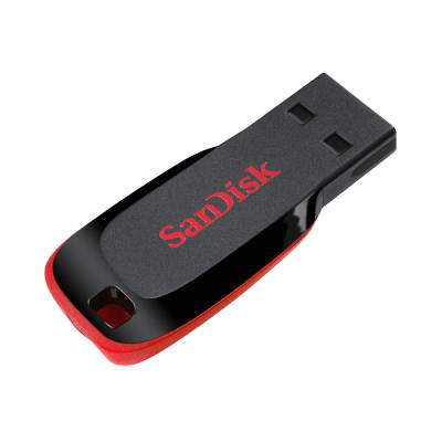 SanDisk Cruzer Blade 128GB Schwarz - USB-Stick, Typ-A 2.0 von Sandisk