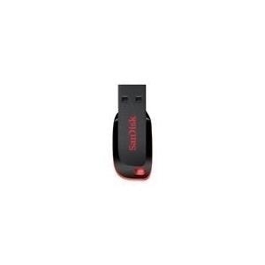 SanDisk Cruzer Blade - USB-Flash-Laufwerk - 128GB - USB - Schwarz, Rot (SDCZ50-128G-B35) von Sandisk