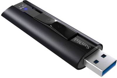 SanDisk Cruzer Extreme PRO® USB-Stick 128GB Schwarz SDCZ880-128G-G46 USB 3.2 Gen 2 (USB 3.1) von Sandisk