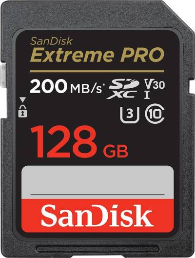 SanDisk Extreme PRO R200/W90 SDXC - 128GB von Sandisk