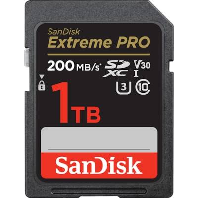 SanDisk Extreme Pro 1 TB SDXC UHS-I-Speicherkarte (2022) bis 200 MB/s von Sandisk