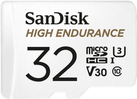 SanDisk High Endurance - Flash-Speicherkarte (microSDHC/SD-Adapter inbegriffen) - 32 GB - Video Class V30 / UHS-I U3 / Class10 - microSDHC UHS-I von Sandisk