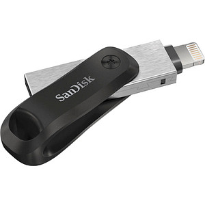 SanDisk USB-Stick iXpand Go schwarz, silber 256 GB von Sandisk