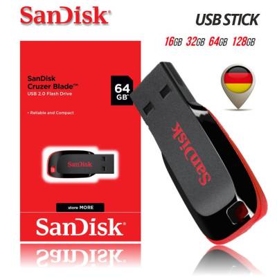Sandisk Cruzer Blade USB Flash Drive 16GB 32GB 64GB 128GB USB-Stick von Sandisk
