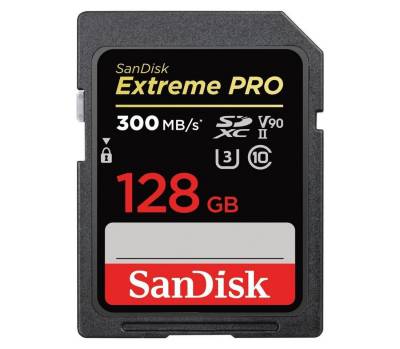 Sandisk Extreme Pro Speicherkarte (128 GB, UHS-I Class 10, 300 MB/s Lesegeschwindigkeit) von Sandisk