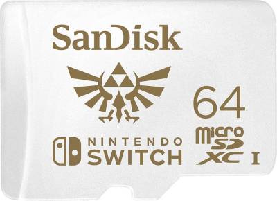 Sandisk microSDXC Extreme 64GB für Nintendo Switch Speicherkarte (64 GB, 100 MB/s Lesegeschwindigkeit, U3/UHS-I/Cl.10/R100/W60) von Sandisk