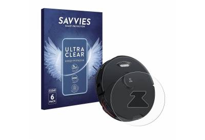Savvies Schutzfolie für Roborock S7 MaxV Lidar Sensor (nur weißes Modell), Displayschutzfolie, 6 Stück, Folie klar von Savvies