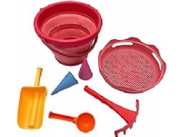 Schildkrot SFS 7in1 Sand Toys folding bucket red von Schildkrot-Puppen