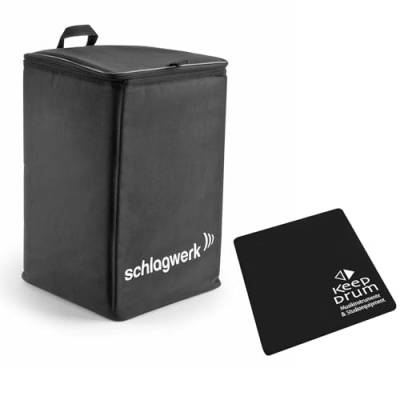 Schlagwerk TA-12 Rucksack-Tasche für Cajon + keepdrum Pad Sitzauflage von Schlagwerk