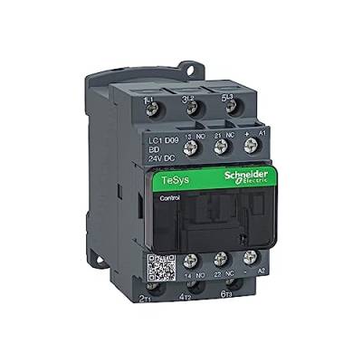 Schneider Electric TeSys D - AC Schütz LC1D32BD, 24 V DC, 50/60 Hz, 3-polig, 3 NO, 32 A, feste und DIN-Schienenmontage von Schneider Electric