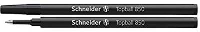 Schneider Topball 850 Tintenrollerminen, 0,5 mm, Schwarz, 2 Stück von Schneider Electric