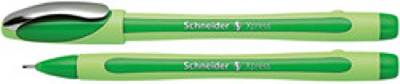 Fineliner Express 0,8mm grün gummierter Schaft, Schaftfarbe(Liefermenge=2) von Schneider Schreibgeräte