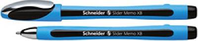 Kugelschreiber Slider Memo XB schwarz, Visco Glide(Liefermenge=2) von Schneider Schreibgeräte